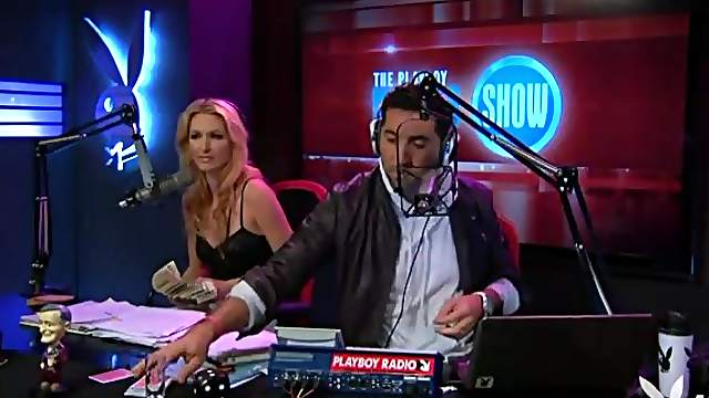 Radio show with topless girls playing games